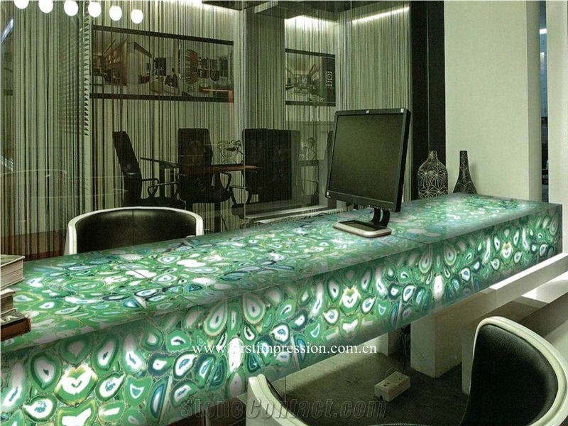 Green Agate Semi Precious Tiles /Green Agate Slab &Tiles /Green Semi Precious Stone Panels /Semiprecious Stone Slabs /Green Agate Wall Tiles