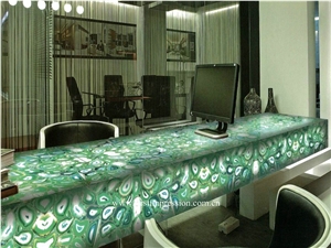 Green Agate Semi Precious Tiles /Green Agate Slab &Tiles /Green Semi Precious Stone Panels /Semiprecious Stone Slabs /Green Agate Wall Tiles