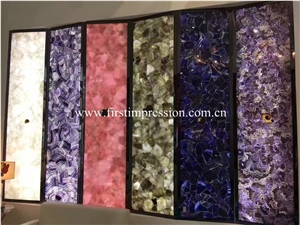 Green Gemstone Slabs/ Precious Stone Semi Precious Stone Panels/ Building Material Floor & Wall Countertop/ Decoration Project Munafactory Factory