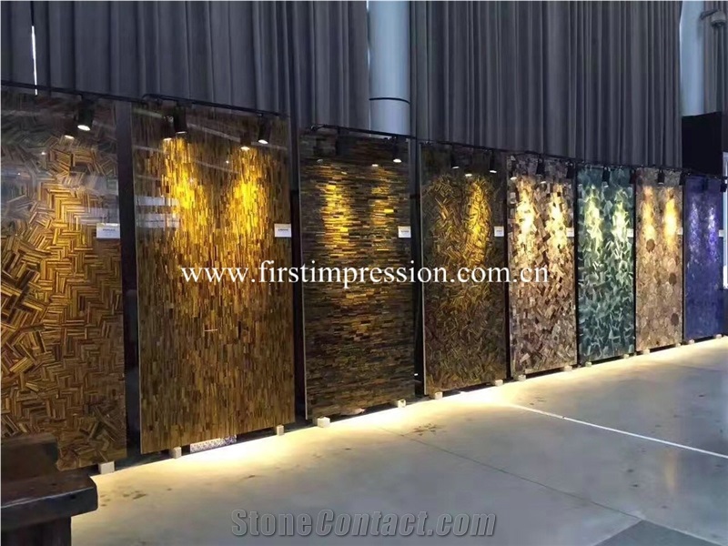 Lilac Agate Semi Precious Stone Slabs/ Colorful Agate Semiprecious Tiles/ Purple Agate Gemstone Slabs