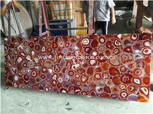 Lilac Agate Semi Precious Stone Slabs/ Colorful Agate Semiprecious Tiles/ Purple Agate Gemstone Slabs