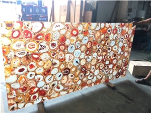 Lilac Semiprecious Stone Tiles/Table Decoration Slabs/Blue Agate Precious Stone/Gemstone Slabs Tiles