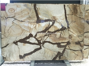 New Polished Roma Imperial Quartzite Slab/ Blue Exotic Roma Imperial Quartzite/ Roma Impression Quartzite Slabs
