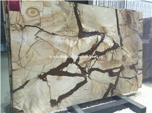 New Polished Roma Imperial Quartzite Slab/ Blue Exotic Roma Imperial Quartzite/ Roma Impression Quartzite Slabs