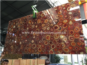 Popular Agate Semiprecious Stone Tiles/ Table Decoration Slabs/ Agate Precious Stone/ Gemstone Slabs Tiles