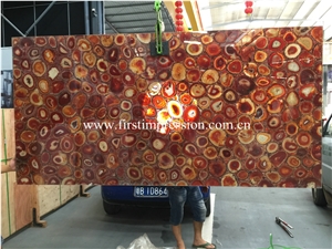 Popular Agate Semiprecious Stone Tiles/ Table Decoration Slabs/ Agate Precious Stone/ Gemstone Slabs Tiles