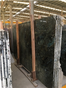 Lemurian Blue Granite, Labradorite Blue Granite Slabs