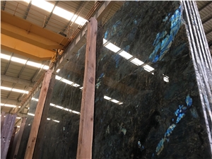 Lemurian Blue Granite, Labradorite Blue Granite Slabs