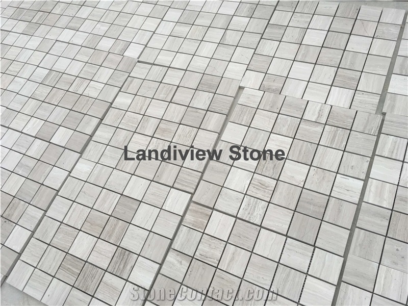 White Oak Marble Mosaic