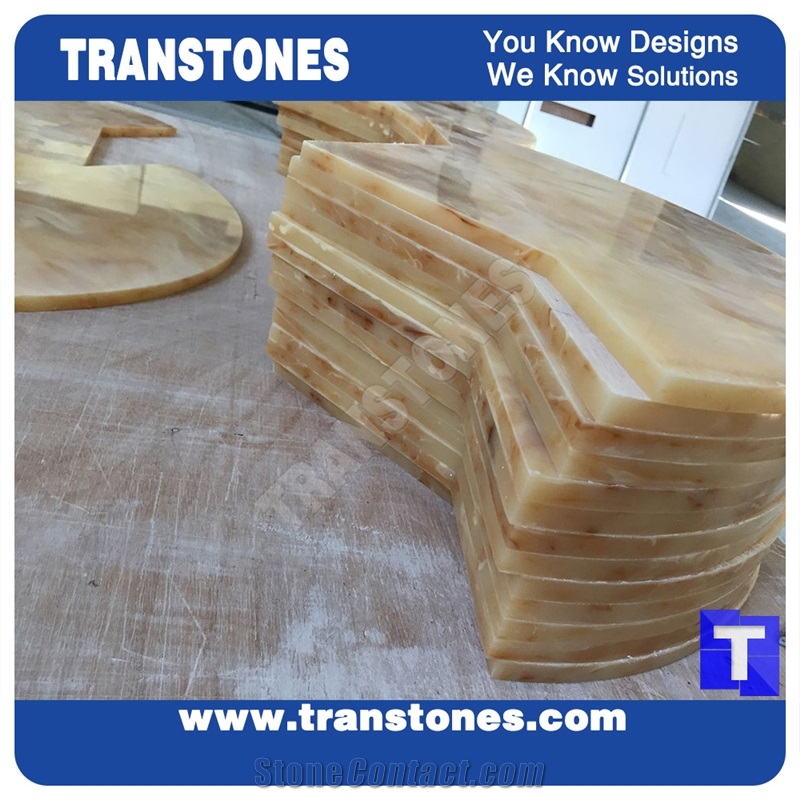 Artificial Honey Onyx Commercial Bar Counter