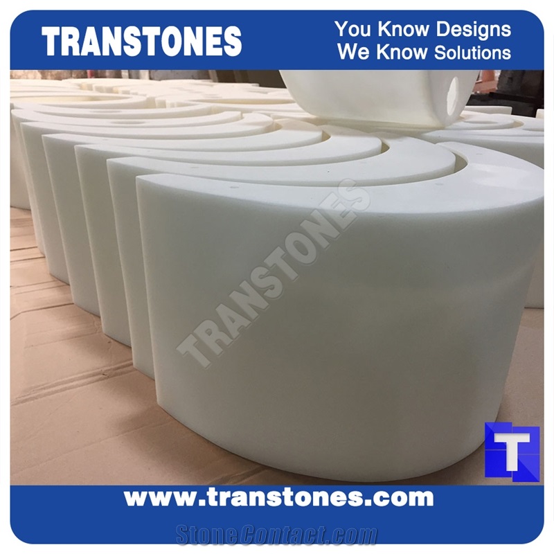 Artificial Slabs Led Lighting Translucent Stone