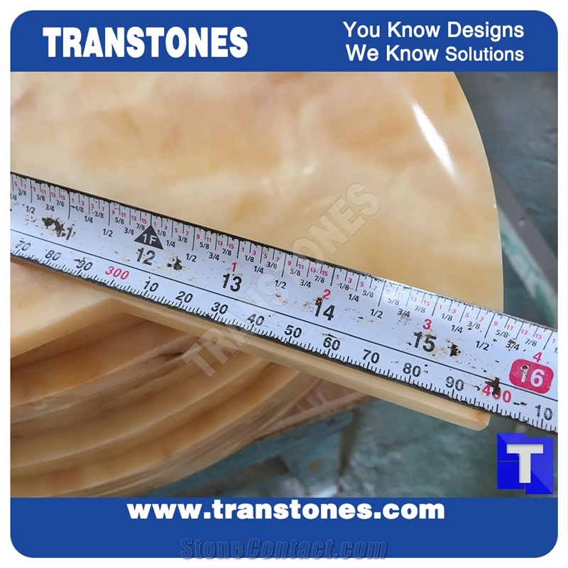 Artificial Slabs Led Lighting Translucent Stone