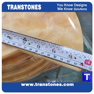 Artificial Slabs Led Lighting Translucent Stone