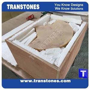 Artificial Slabs Led Lighting Translucent Stone