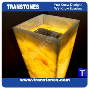 Good Price Solid Surface Artificial Lighting Box Backlit Onyx Panel for Wall & Ceiling Decoration
