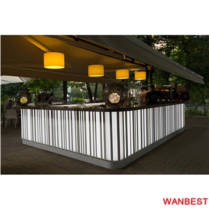 Artificial Stone Outdoor Event Led Lighting Restaurant Coffee Snack Pub Bar Counter Artificial Stone Outdoor Event Led Lighting Restaurant Coffee Snack Pub Bar Counter