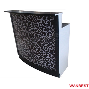 Cheap Portable Acrylic White Home Wine Bar Drinking Counter Design