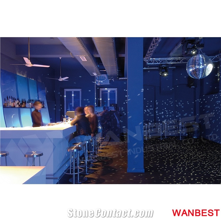 Hot Sales Led Furniture Lighted Drink Bar Shop Reception Counter Design