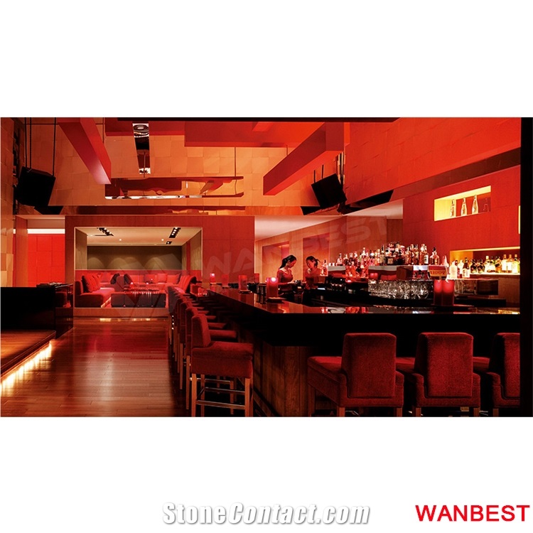 Luxury Circle U Shape Restaurant Juice Nightclub Beer Bar Drinking Counter with Chairs