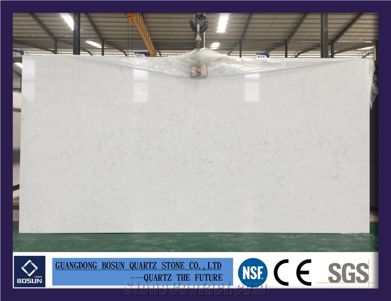 Artificial Quartz Stone Bs3305 Royal Botticino Solid Surfaces Polished Slabs & Tiles Engineered Stone for Kitchen Bathroom Counter Top