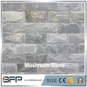 Chinese Black Slate Mushroom for Facades Of the Villa and Other Building