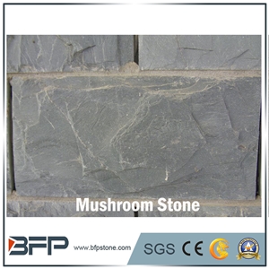 Chinese Black Slate Mushroom for Facades Of the Villa and Other Building