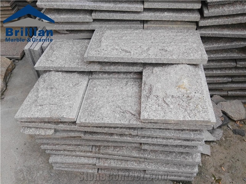 G681 Granite Mushroom Stone, Pink Granite Mushroomed Cladding,Exterior Wall Cladding Stone,Natural Split Mushroom Stone,Cheap Cladding Stone
