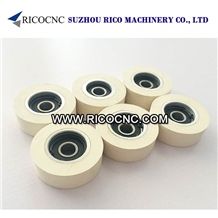 Edgebanding Machine Parts, Rubber Roller Wheels, Conveyor Pressure Blocks, Edgebander Roller Wheels 60x8x24mm