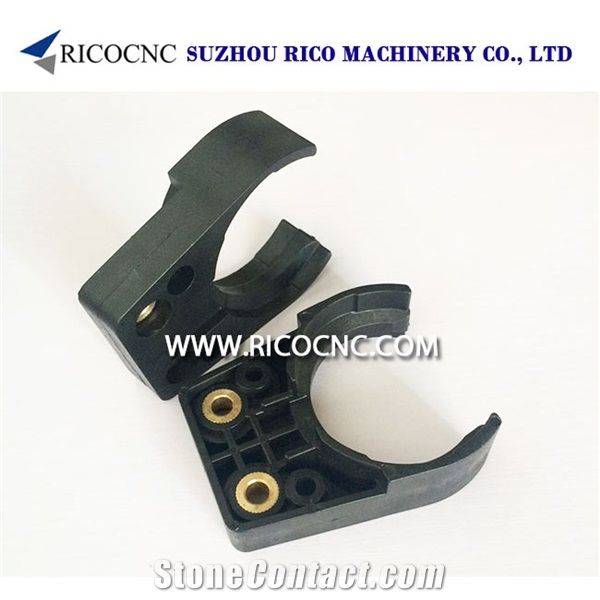 Plastic Bt40 Tool Forks, Black Bt Tool Grippers, Bt40 Tool Holder Clips for Cnc Router Machine