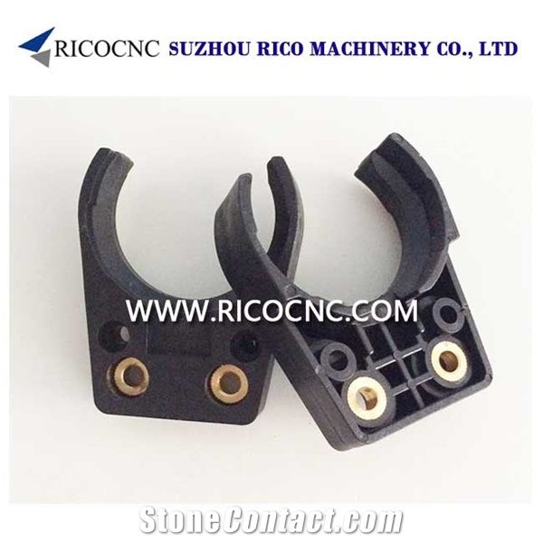 Plastic Bt40 Tool Forks, Black Bt Tool Grippers, Bt40 Tool Holder Clips for Cnc Router Machine