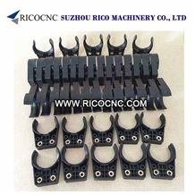 Plastic Bt40 Tool Forks, Black Bt Tool Grippers, Bt40 Tool Holder Clips for Cnc Router Machine