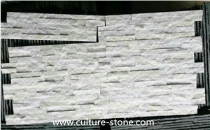 Puer White Quartzite Ledger Stone Wall Panels,White Color Ledgestone Veneer,White Ledgestone Decorative