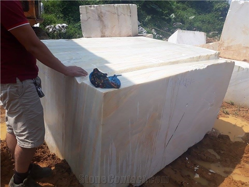 Pure White with Green Marble