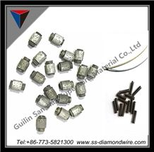 Diamond Concrete Wire Beads to Cut Metal Diamond Beads Of Diamond Concrete Wire Cutting