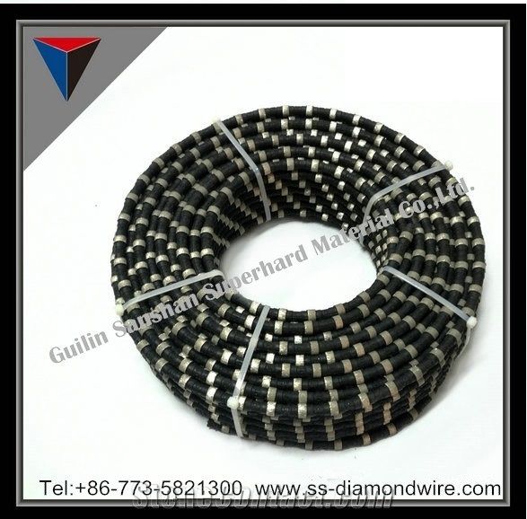Diamond Wire Saw for Steel or Reinforced Concrete Cutting Diamond Wire Saw for Shape Cutting