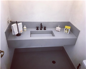 Quartz Light Grey Vanity Top