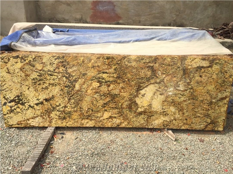 Alaska Gold Granite Slabs