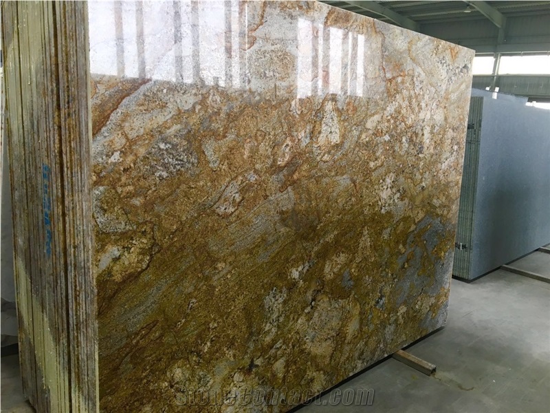 Alaska Gold Granite Slabs