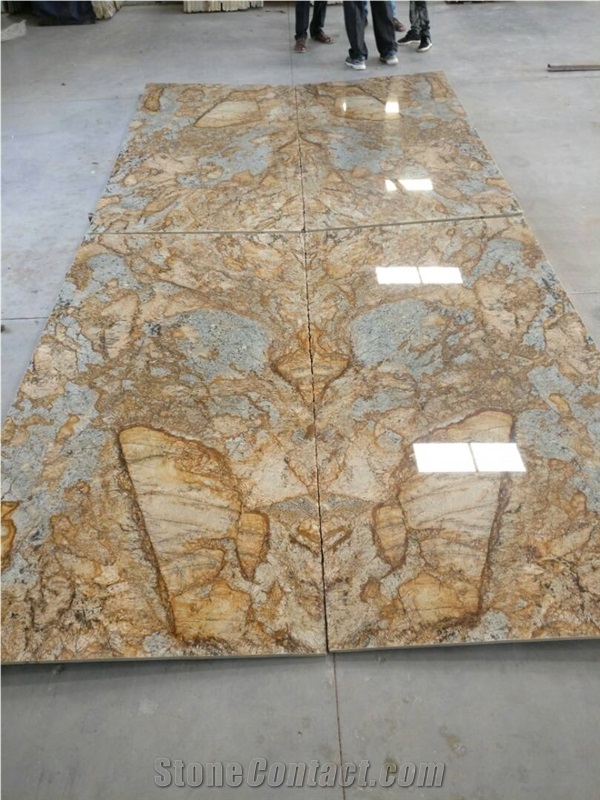 Alaska Gold Granite Slabs