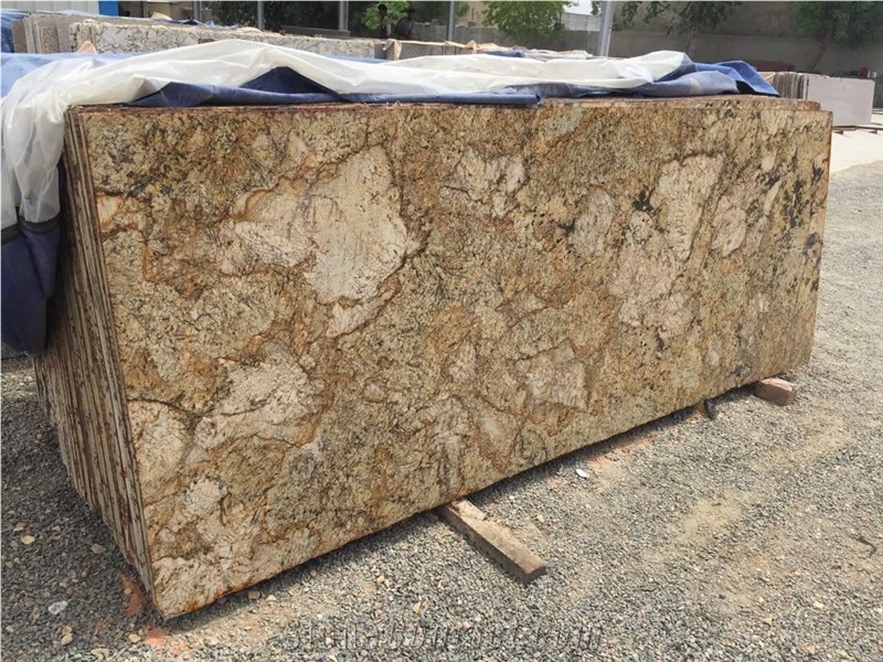 Alaska Gold Granite Slabs