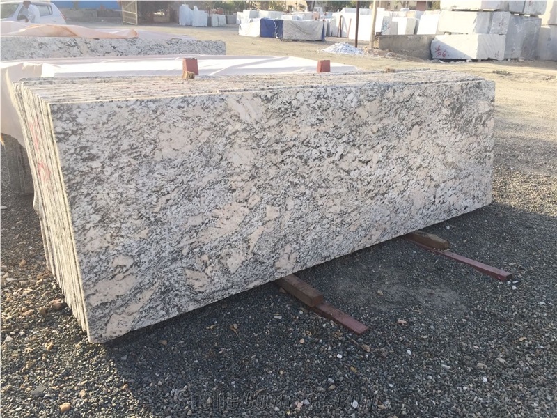 Aspen White Granite Slabs & Tiles, Brazil White Granite