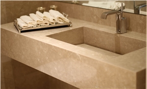 Bespoke Basin in Botticino Marble