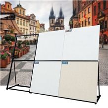 A Frame Ceramic Tile/Carpet/Granite/Marble/Onyx/Limestone/Travertine/Quartz/Basalt/Stone/Hardwood/Marble Slabs Display Rack Stand Xiamen China