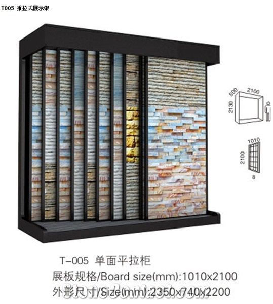 China Grey Granite Beige Marble White Marble Tiles Grey Flooring Brochure Display Case Black Display Stand China Display Stand