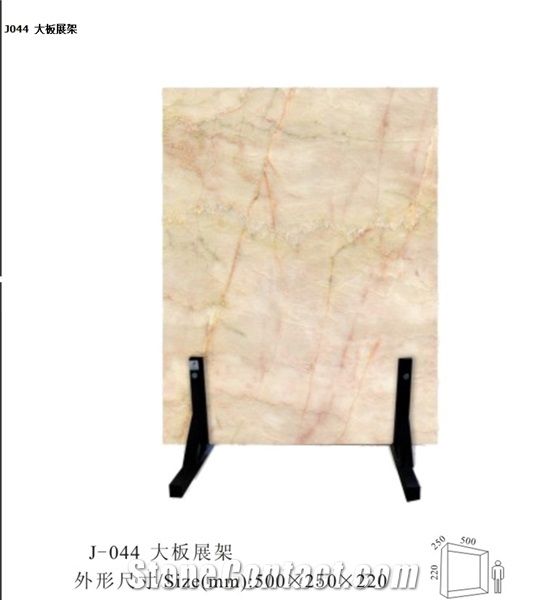 China Red Granite Steps Backsplash Egypt Yellow Marble Beige Engineered Stone Slab Exhibition Display Rack Waterfall Black Display Rack