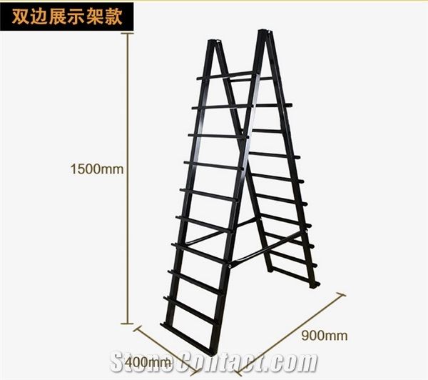 Double Sides&One Side Display Stand Stone Sample Display Racks Ceramic Tile Stand Marble Stands Onyx Display Racks Boards Granite Stands Xiamen China