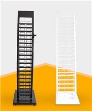 Granite Marble Stone Wall Ceramic Tiles Wing Display Stands Mosaic Showroom Glass Tile Floor Display Racks Xiamne China