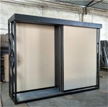 Italy Marble Red Granite Tiles Black Granite Tiles Engineered Stone Paving Stones Landscaping Display Rack Waterfall Black Display Rack