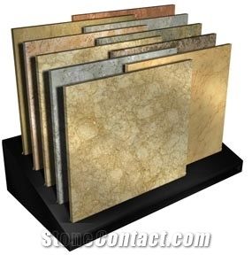 Metal Ceramic Tile Display Stand Metal Display Racks a Frame Granite Racks Grey-Marble Stands Limestone Displays Tile Displays Black-Granite China