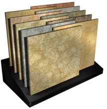 Metal Ceramic Tile Display Stand Metal Display Racks a Frame Granite Racks Grey-Marble Stands Limestone Displays Tile Displays Black-Granite China